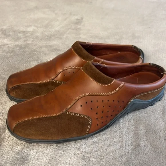 Cole Haan | Shoes | Cole Haan Brown Leather Slipon Mule  display picture 1
